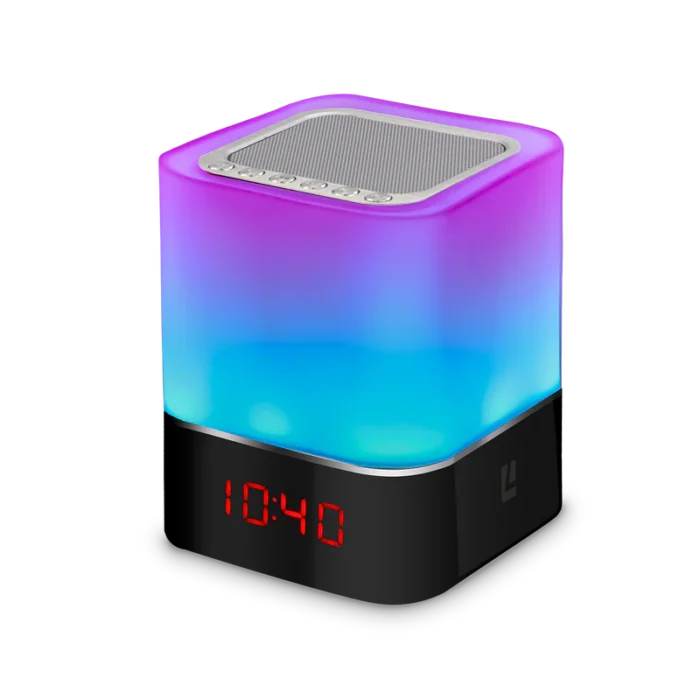 RGB GLOW Wireless Speaker Alarm Clock